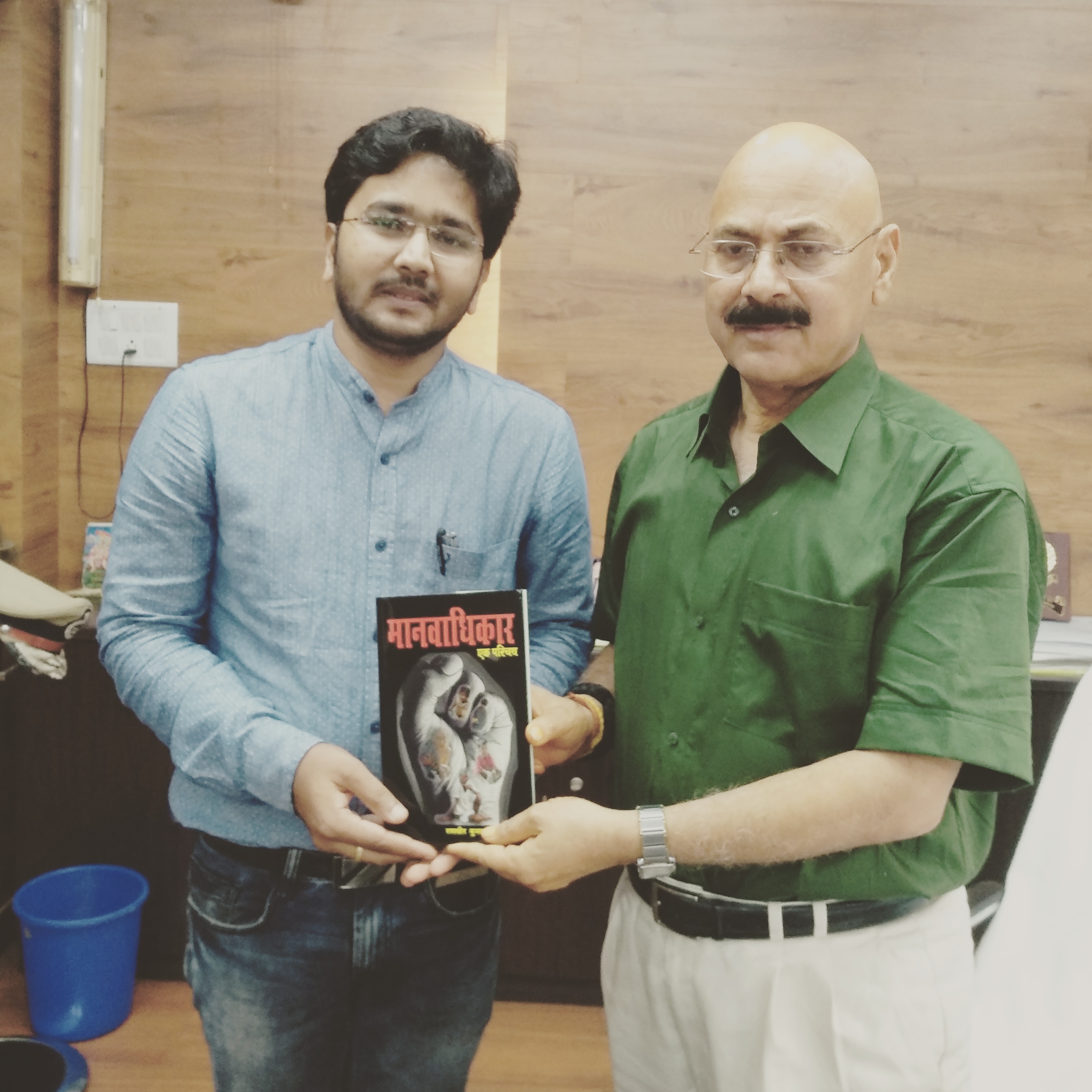 Presented my First Book to Shri D.K Pandey, Hon'ble DGP, Jharkhand